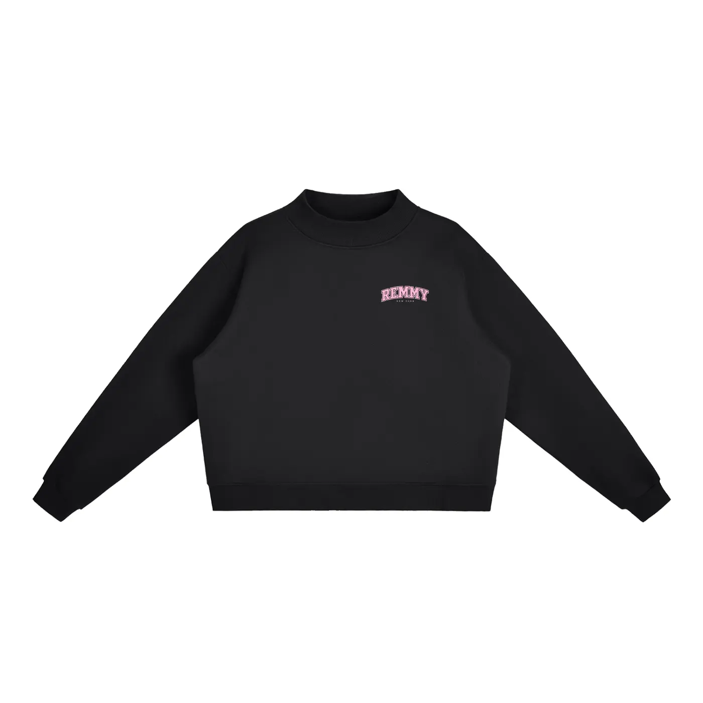 Cloud Fleece Mock-Neck Crew Sweatshirt