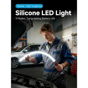 LED Work Light Bar Flexible COB Light Handheld Flashlight for Car Repair Home Emergency Outdoor Use