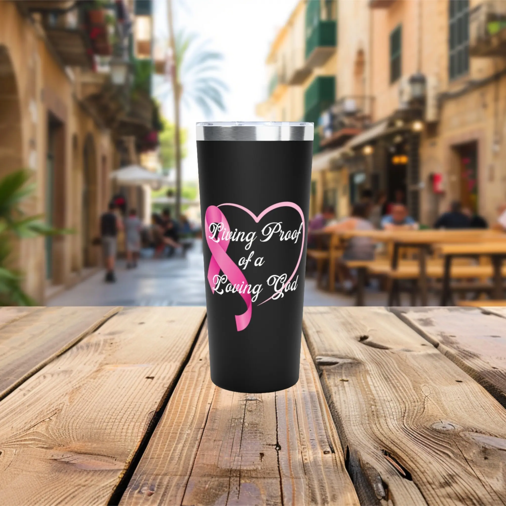 Living Proof Insulated Tumbler - 22oz Copper Travel Mug, Thermal Coffee Cup, Hot Cold Drinks, On the Go, Reusable Water Bottle