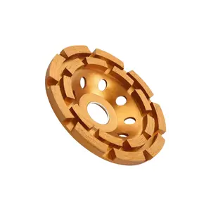 Diamond Grinding Wheel, Marble Angle Grinding Disc, Double Row Grinding Wheel for Marble, Granite, Ceramic, Tile, Concrete, Stone