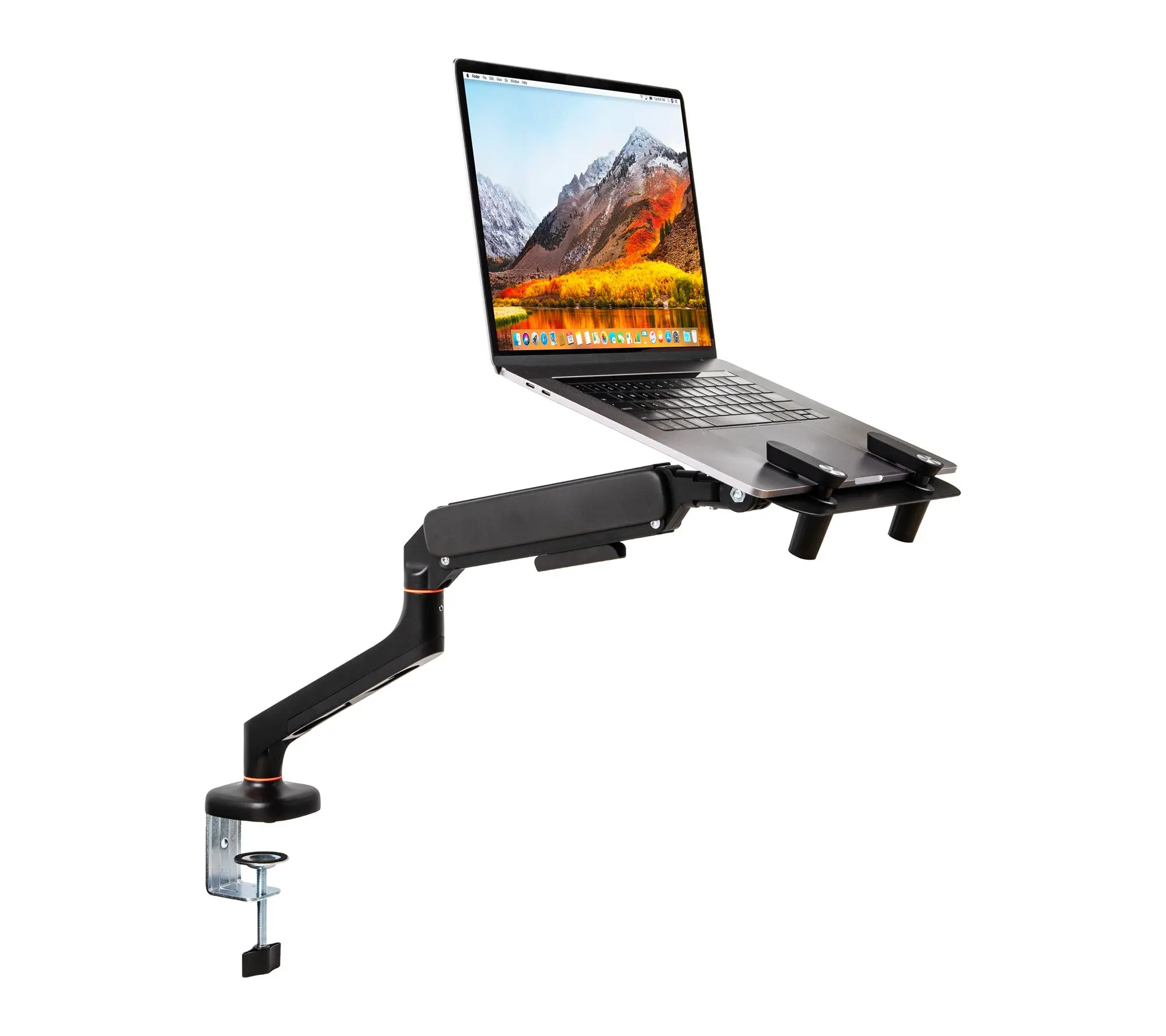 Mind Reader Gas Spring Laptop Desk Mount, Fits 11.6-17.3"