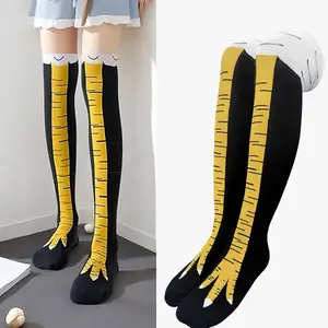 Queen Hero White Elephant Gifts for Adults Chicken Feet Socks for Women Funny socks Gag Gifts Chicken Leg Socks for Women Men