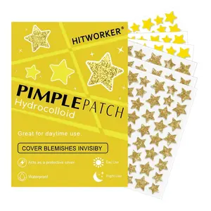 240pcs Hydrocolloid Acne Patches, Ultra-Thin Breathable Waterproof Salicylic Acid Acne Stickers, Non-Irritating Gentle Blemish Facial Care for Men & Women Daily Pimple Patches