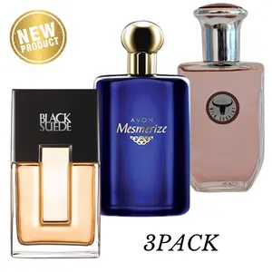 Black Suede, Mesmerize Blue, & Wild Country Perfume. SET OF 3