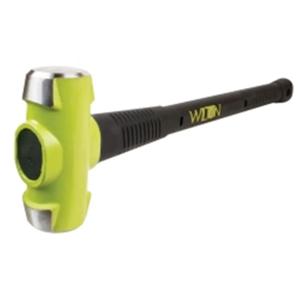 Wilton BASH 12lb Sledge Hammer (WIL21236) - 12lb Head, 36 in Length, Anti-Vibe Neck, Non-Slip Ergonomic Grip, Safety Plate, Steel Core, Prevents Head Dislodging, for Firefighters, Demolition Work, Driving Fence Posts