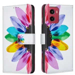 Compatible with MOTO series models including the MOTO G37/G05/G15/G75/G55 5G/G35 5G/Edge 50 Pro 5G/G04/G34 5G/EDGE 40 NEO/G84 5G/G14 4G/EDGE 40 5G This wallet-style phone case features a flip-cover design premium feel unisex