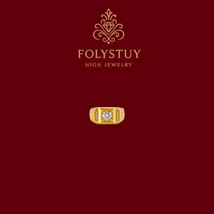 FOLYSTUY (YNZ19) Fashion Trends Ring for Women and Men - Unisex Geometric Design