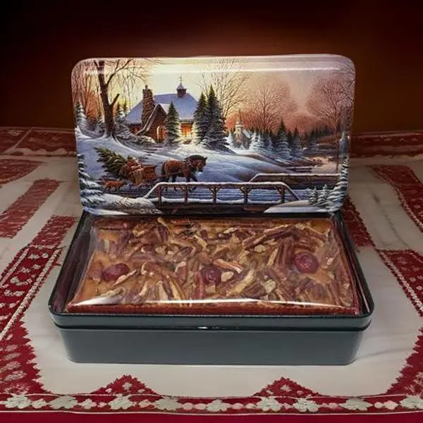 Amaretto Fruitcake 16 Oz. Tin