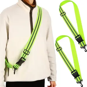 Reflective Sash Running Gear High Visibility Safety Reflective  Adjustable Sash for Walking Cycling at Night