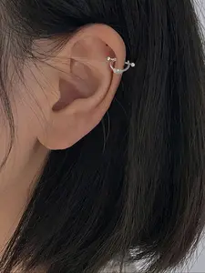 Women's Copper Zirconia Tree Heart Stud Earrings, Daily Wear Jewelry Gift, Artificial Stone Screw Back Ear Piercings, Heart Shaped Earrings, Ear Studs