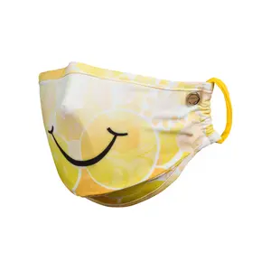 Happyface Face Mask Bundle- face mask + filter insert + carrying pouch