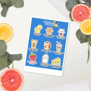 Cute Kawaii Sticker sheet