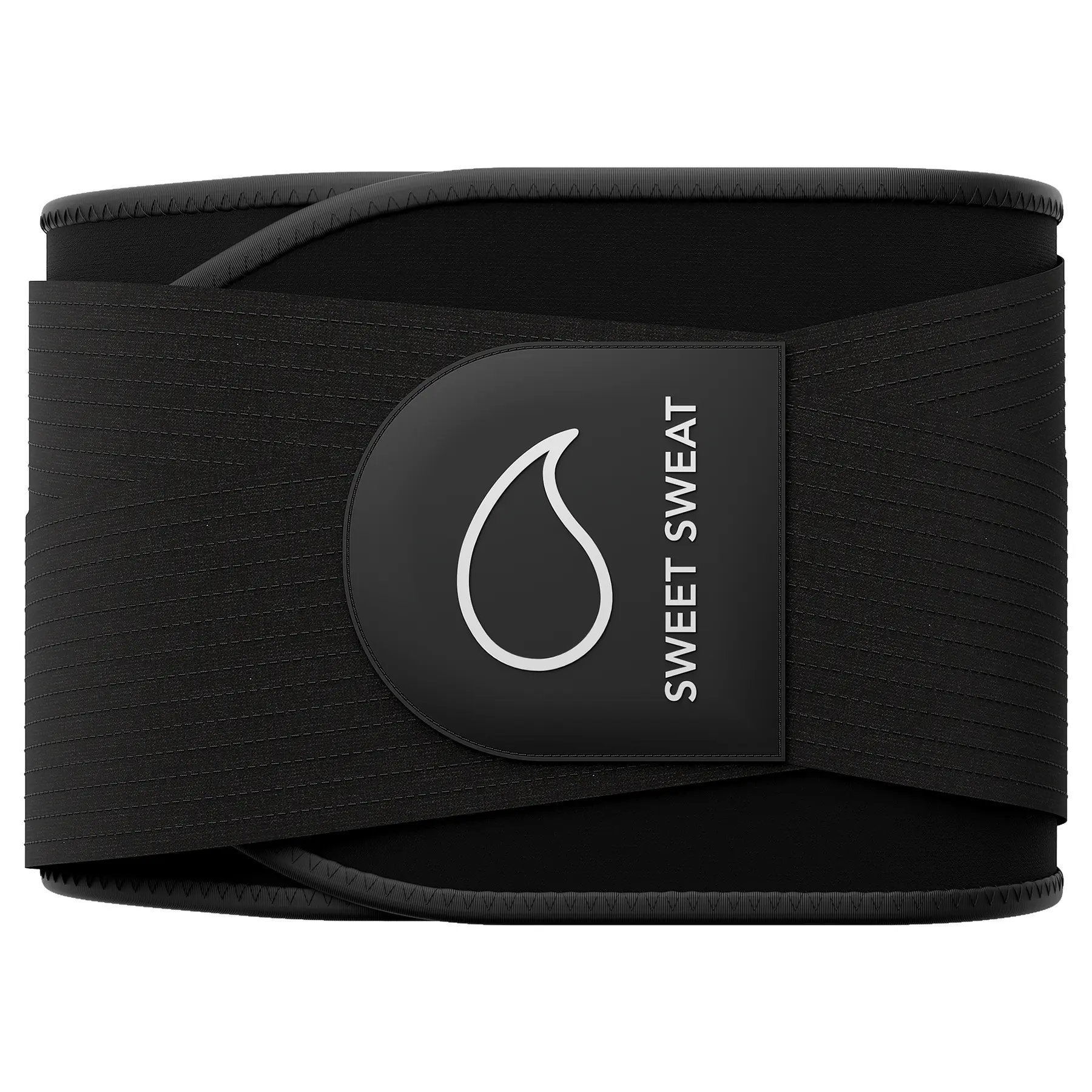 Sweet Sweat 'Pro-Series' Ab Trainer (Black) with Adjustable Velcro Straps (XS-S)