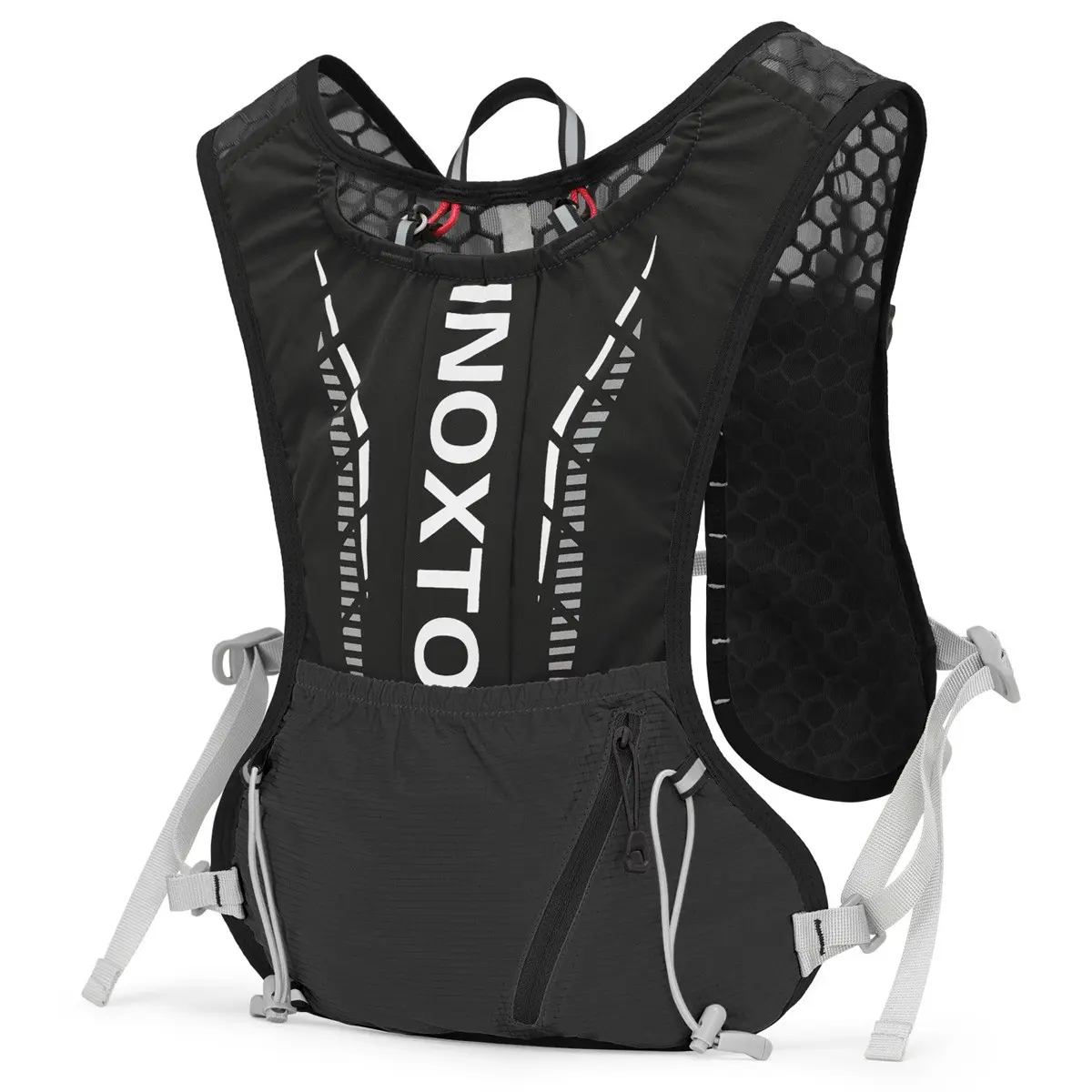 Ix Inoxto Lightweight Hydration Backpack, Running Bag Bicycle Backpack for Cycling and Hiking, Water-Resistant Nylon, Adjustable Strap, Unisex