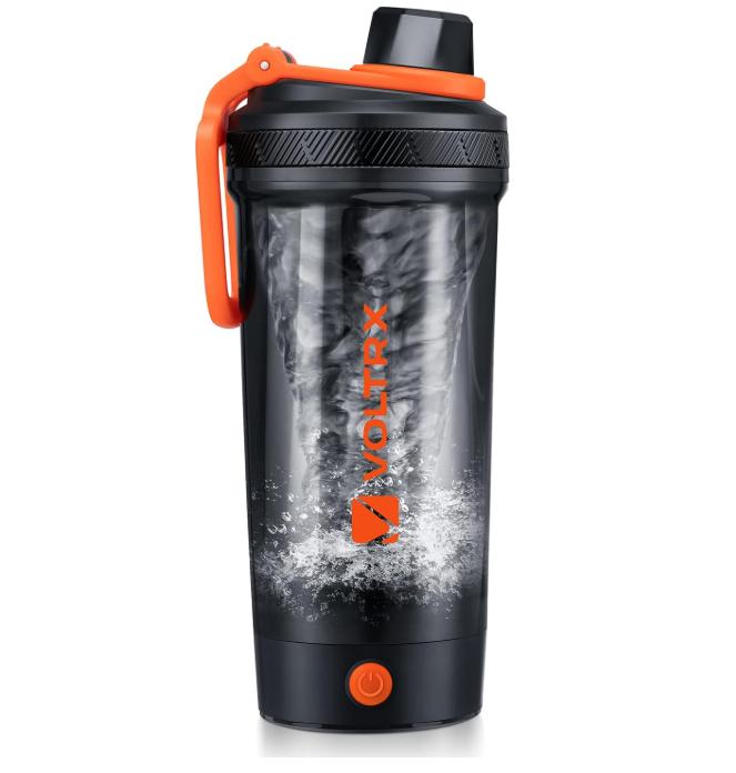 Electric Protein Shaker Bottle - USB Rechargeable Mixer Cup for Shakes and Meal Replacements, BPA-Free Tritan, 24oz