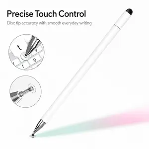 3-in-1 Universal Stylus Pen with Ballpoint Tip, High Precision Touch Screen Pen for Tablets, Phones, Switch & Laptops, No Bluetooth or Charging Needed, Smooth Writing Drawing Pen for School, Work & Gifts