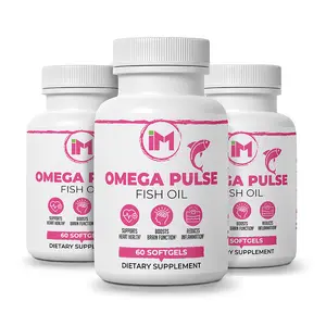 IM OmegaPulse - 3 Bottles - Omega-3 Fatty Acids - Fish Oil - EPA & DHA Healthy Dietary Supplement (Copy)