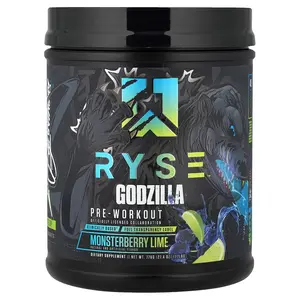 RYSE Godzilla, Pre-Workout, Monsterberry Lime, 1.74 lbs (776 g) RYSE Godzilla, Pre-Workout, Monsterberry Lime, 1.74 lbs (776 g)