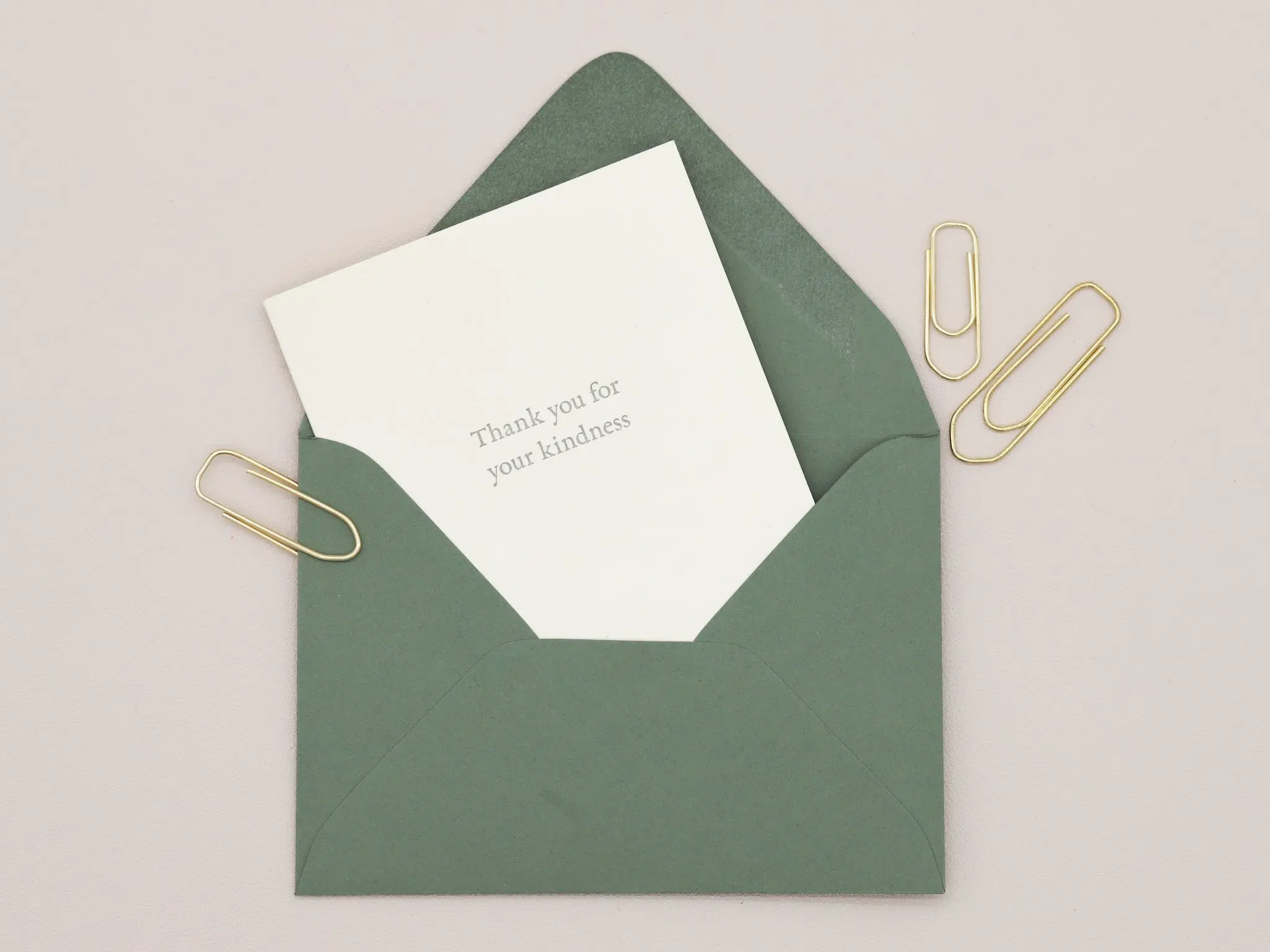Thank You for Your Kindness Greeting Card