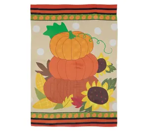 Northlight Pumpkins & Sunflowers Harvest House Flag 28" x 40"