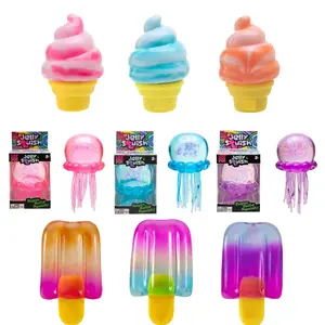 Ice cream & jellyfish stress & Ice lolly-relieving toys，Squeeze Squishy Toy, Ice Cream Squishy, Schylling Jelly Squish, Jerry Hops Squish, Stress Relief Toys for Adults Kids