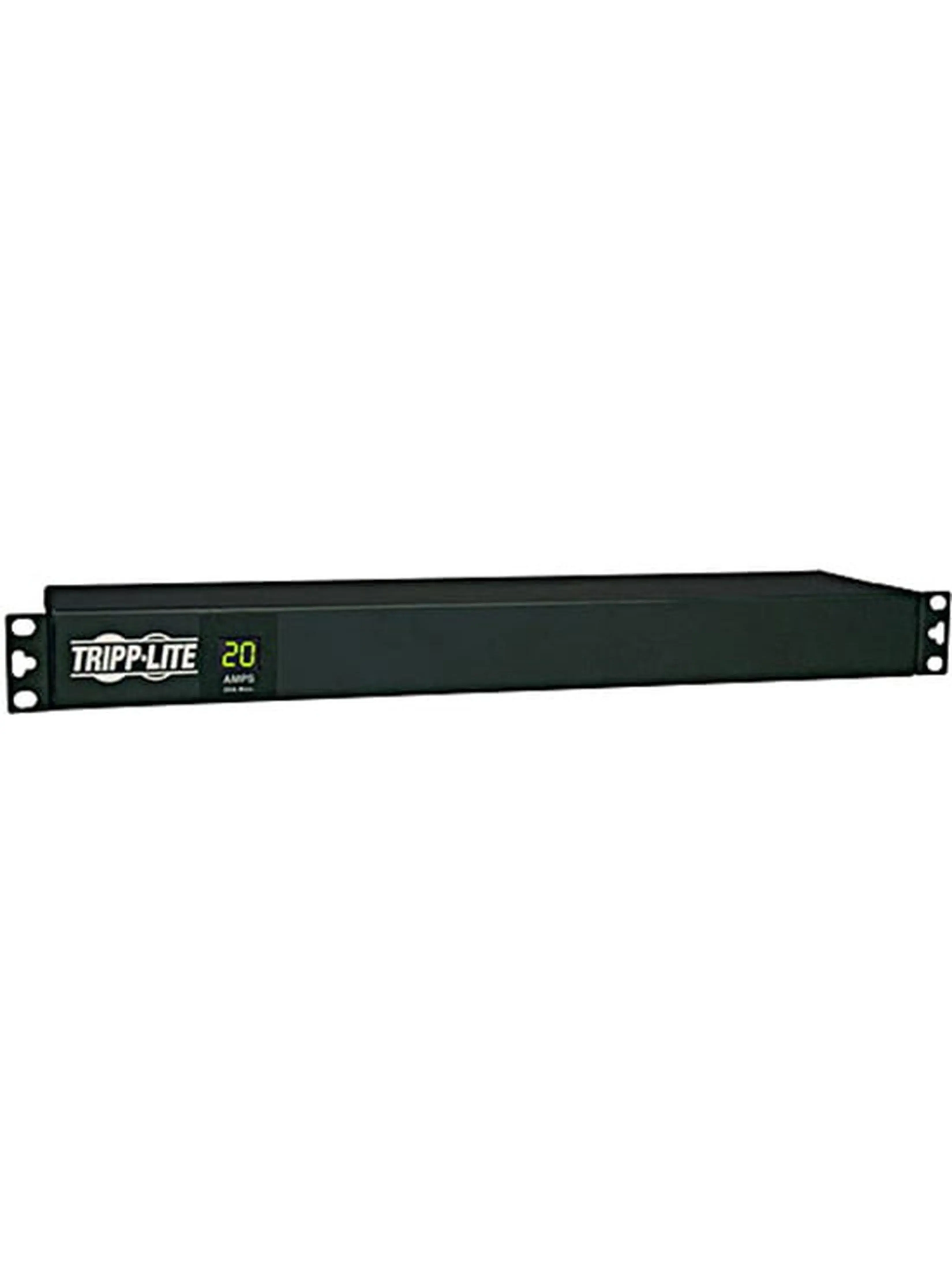 Tripp Lite TRL-PDUMH20-6 Digital Meter Load Monitoring Metal Housing PDU, 1.9 kW Single-Phase, 120V NEMA Outlets, NEMA L5-20P-5-20P Input, 6 ft. Cord, Rackmount (Computers & Office UPS Stabilizer), Nema Plugs