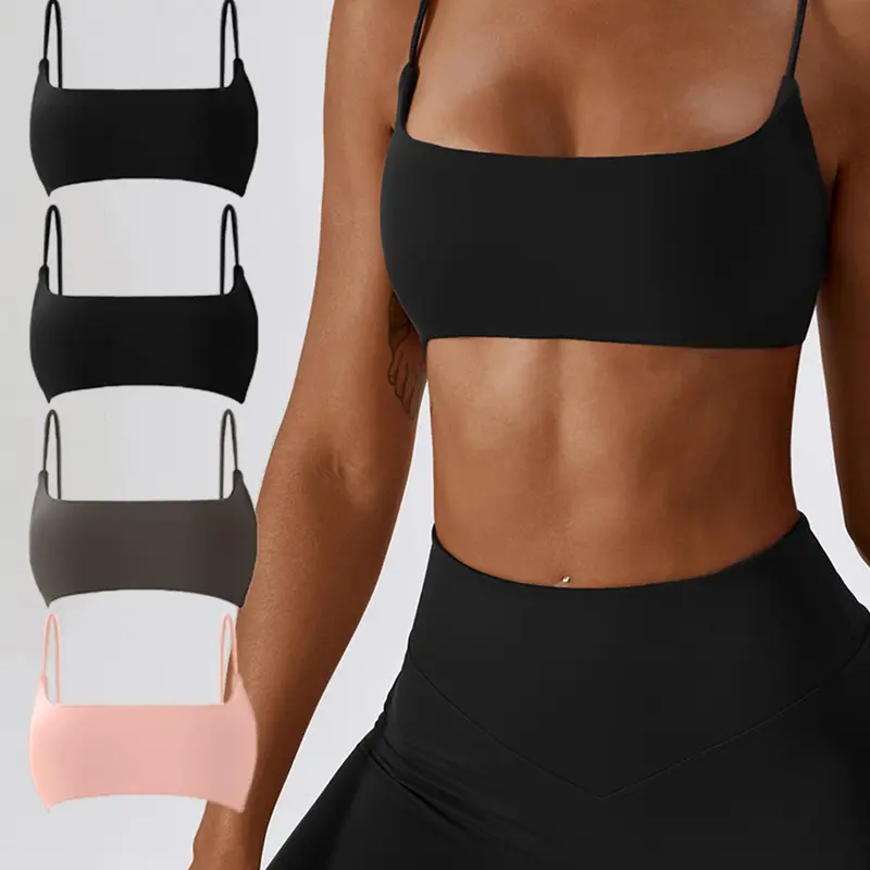 【Black Friday】Women's Solid Wireless Sports Bra, Workout Bra, Exercise Bra, Breathable Comfortable Quick-Drying Bra, Ladies Sportswear for Yoga Gym