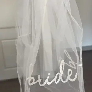 Bridal Headband Comb with Trailing Veil, Elegant Wedding Accessory, Perfect for Bridal Parties, Bachelorette & Special Occasions