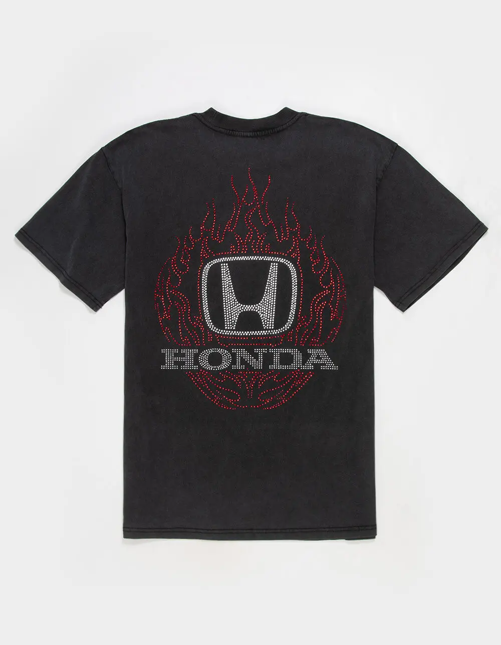 HONDA Tribal Rhinestone Mens Boxy Tee