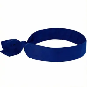 Bandana, Evaporative and for Cooling Relief, Tie for Adjustable Fit, Blue
