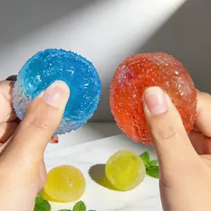Crystal Mochi Ball Squishy Set Cold Touch Handmade TPR Soft Sensory Grippies Stress Relief Fidget Toy for Relaxation & Gifting tiktokshopspringglowup
