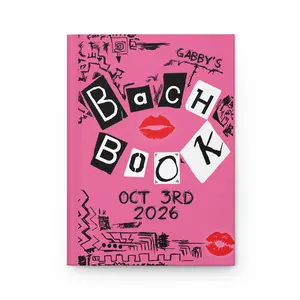 Personalized Bach Book, MEAN Girls Inspired, Regina George Party Decor