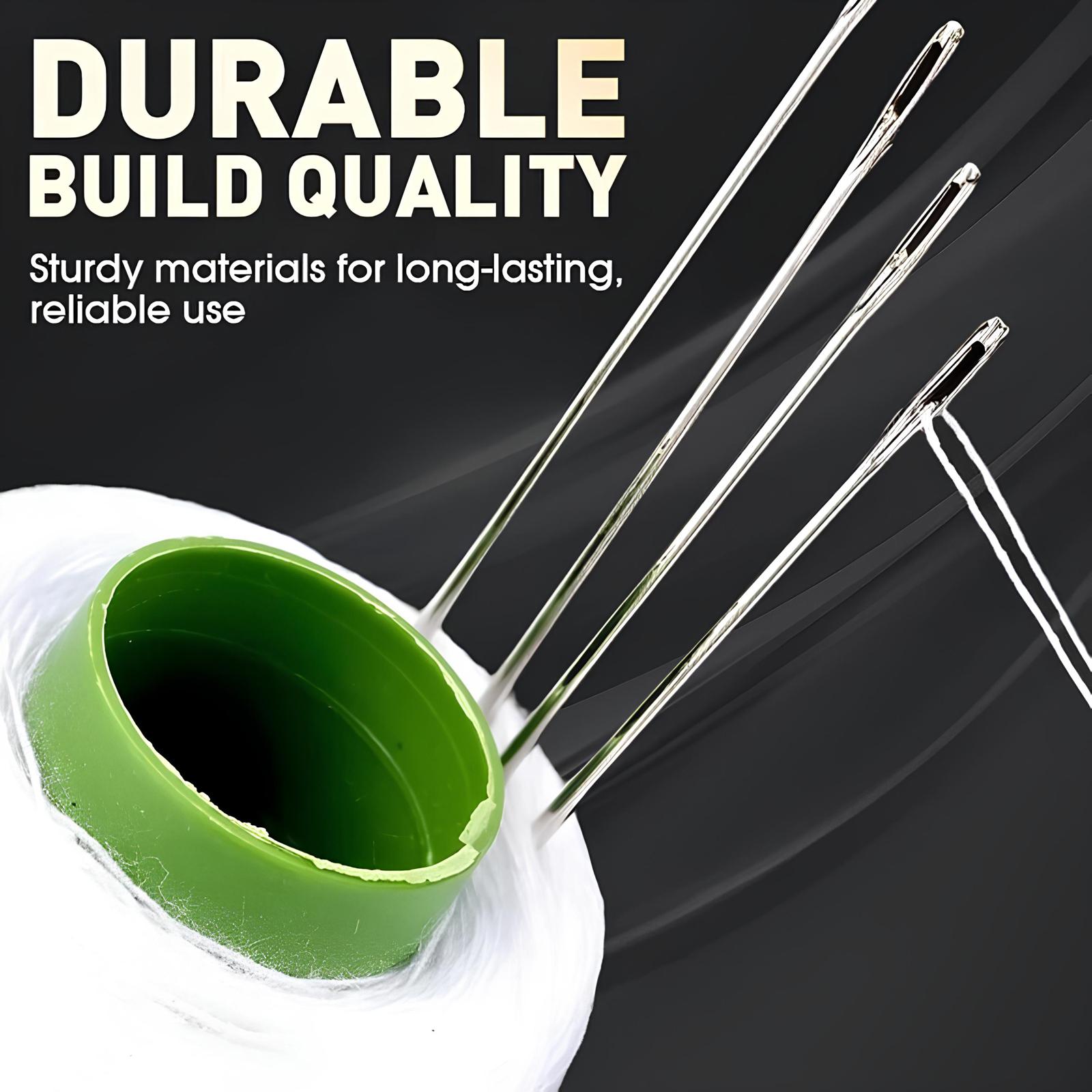 36PCS Steel Needles Set, Long & Thin Handmade Quilting Sewing Needles Kit for DIY Craft Projects