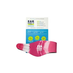 Ear Band-It Ultra Premium Swimming Headband - Authentic.  Invented by Ear, Nose, and Throat Physician - Anti-Slip Neoprene Keeps Water Out, Holds Earplugs in