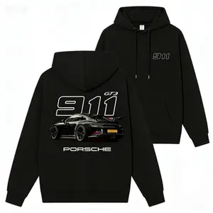 911 GT3 Racing Tshirt Unisex Fit Washed Cotton T-Shirt Oversize Menswear Tops  Streetwear Round Neck Tshirt