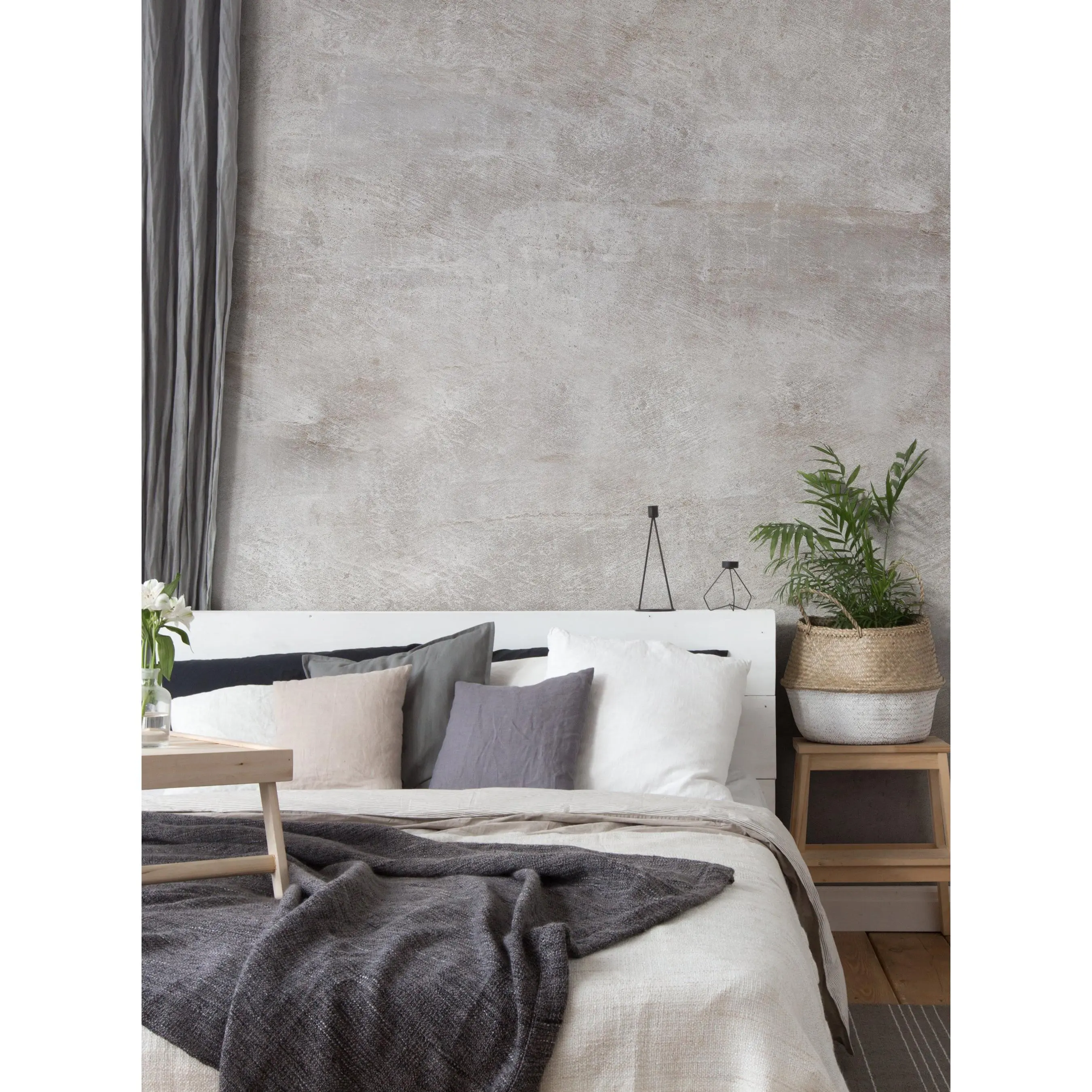 Venetian Plaster Textured Peel-and-Stick Temporary Wallpaper - Renter-Friendly Accent Wall Adhesive Film Mural, Adds Depth to Any Space for Home Improvement