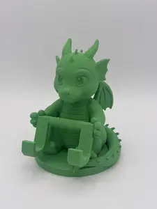 3D Printed Dragon Phone Stand – Cute & Functional Desk Accessory