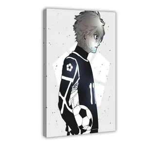 Anime Blue Lock Seishiro Nagi II Canvas Poster Wall Art for Home Bedroom Office Dorm Room Decor