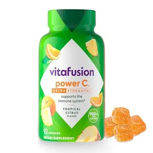 vitafusion Extra Strength Power C Gummy Vitamins, Tropical Citrus Flavored Immune Support (1) Vitamins, 92 Count