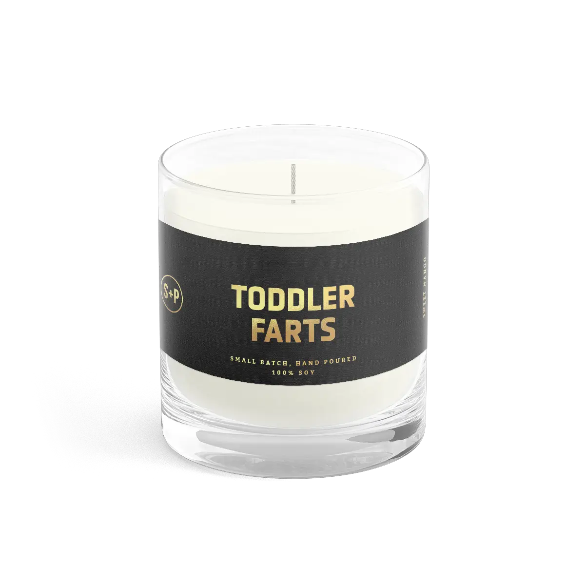 Toddler Farts - Gold Foil // Candle