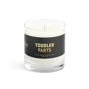 Toddler Farts - Gold Foil // Candle