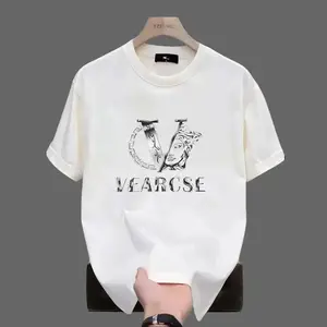 2026 new men's stylish pure round-neck casual printed T-shirt, suitable for both men and women good graphic tees Menswear Soft Y2K Streetwear Graphic Tee christmas thanksgiving y2k t-shirt