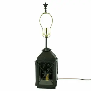 Black Star Lantern Lamp - No Shade