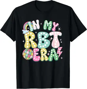 Unisex 100% Cotton Natural Short-Sleeve Fashion T-Shirt,Top for Registered Behavior Technician (RBT) ABATherapist "In My RBT Era"
