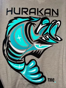 THC Tribal Blue Bass Tee