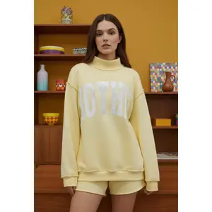 PREORDER Butter Yellow MOTHER Mockneck Sweatshirt