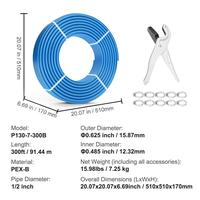 Blue【300 ft】1/2 inch