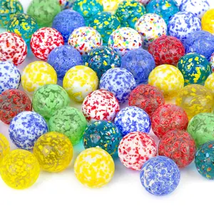 60PCS Colorful Glass Marbles Bulk for Kids Games 5/8inch Premium-Quality Artisan Crafted Durable Safe PVC Box Storage Educational Interactive Play Gift