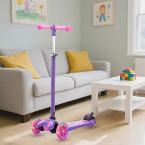 Ultra-Sleek Scooter With Smooth-Rolling Wheels, Sturdy Aluminum Frame, And Adjustable Height ,Lightweight Design For Easy Portability, Shock-Absorbing Deck For Comfort,Foldable For Space-Saving Storage, Anti-Slip Foot Pad For Stability