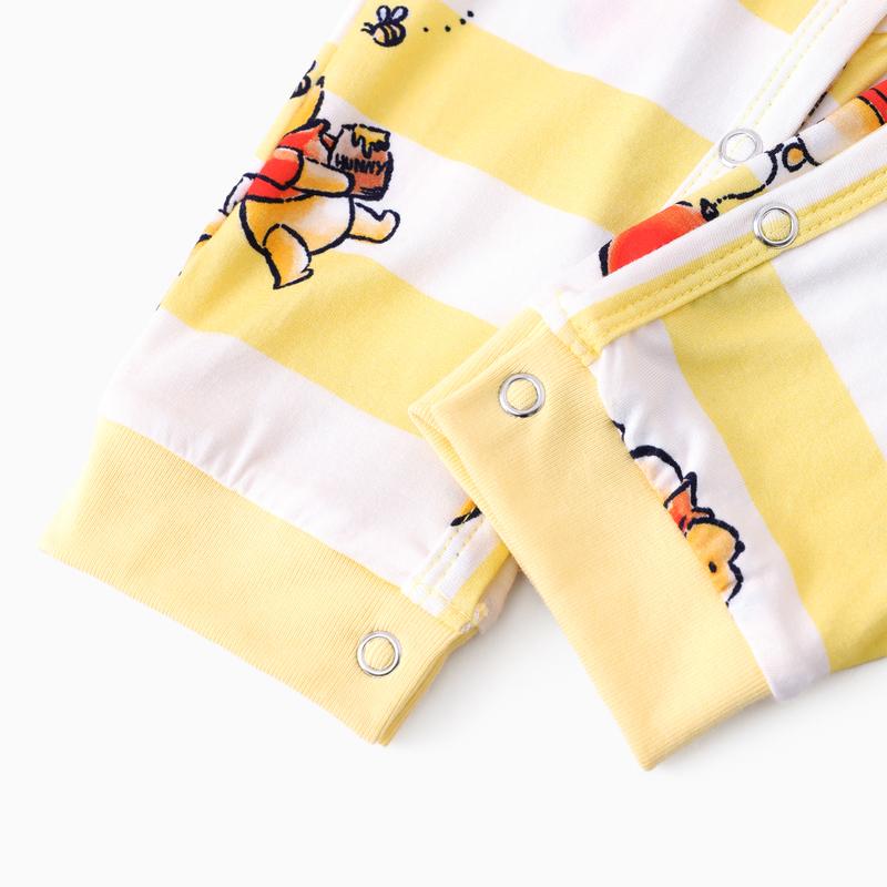 Disney Baby Boys & Girls Long Sleeve Footless Rompers Winnie The Pooh Minnie Mouse Stitch Simba Bamboo Blend Sleep Play Outfits Disney Baby Boys & Girls Long Sleeve Footless Rompers Winnie The Pooh Minnie Mouse Stitch Simba Bamboo Blend Sleep Play Outfits